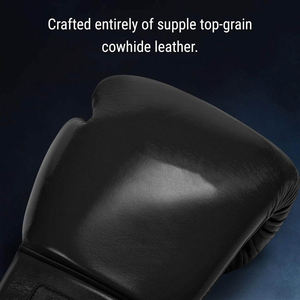 Top Selling Trendy Article Boxing Lace Up <b>Gloves</b> New Leather Made Full Finger Boxing <b>Gloves</b> - Product Image 5