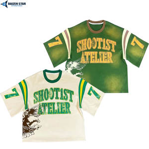 T-shirts personnalisés en gros – Coton/Polyester Jersey Coupe Ample Unie Décontractée Écologique Respirante Séchage Rapide OEM Marque Privée - Product Image 5