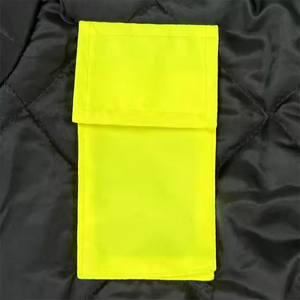 เสื้อแจ็คเก็ตบอมเบอร์แบบสะท้อนแสงราคาประหยัด ผ้าอ็อกซ์ฟอร์ดบุผ้านวม สำหรับงานที่ต้องการการมองเห็นสูง เหมาะสำหรับผู้ชาย - Product Image 4