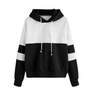 เสื้อฮู้ดบล็อกสีสำหรับผู้ชาย แขนยาวแบบถัก สไตล์ฤดูใบไม้ร่วง - Product Image 3