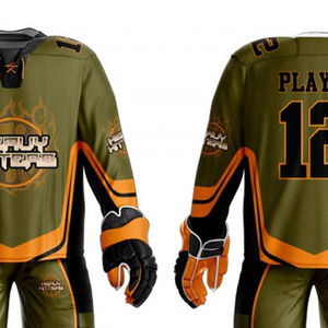 Conjuntos de Uniformes de Hockey sobre Hielo para Hombre - 100% Poliéster de Secado Rápido, Transpirable, Colores y Logotipo Personalizables, Servicio OEM, Precio al por Mayor - Product Image 4