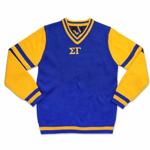 อัลฟ่า |   คาปา |   เสื้อสเวตเตอร์ Alpha AKA Sorority แบบติดกระดุม ปักลายตราสัญลักษณ์ สีเขียว/ชมพู ปักลายเชนิลล์ เสื้อผ้าสำหรับชมรมนักศึกษากรีก แขนยาว - Product Image 3