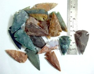 Vente en gros Pointes de flèche en agate de 2 à 2.50 pouces: Pointes de flèche Fournisseur: Khambhat Agate Arrowheads Exportateur - Product Image 2