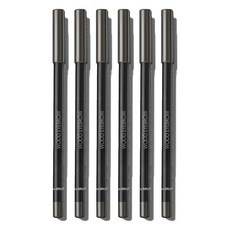 Sammul - Lápiz de Cejas de Madera de 1.8 g, 02 Gris Marrón, Larga Duración, Juego de 6 Piezas, Precio con Descuento - Product Image 1