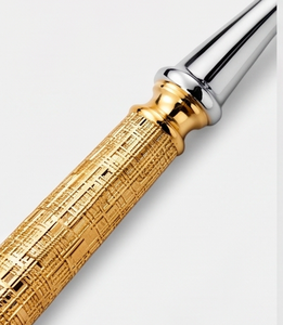 Ensemble de couverts élégants en acier inoxydable poli miroir avec manche en bambou doré, résistant au lave-vaisselle, pour mariage et repas - Product Image 2