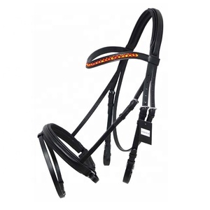 บังเหียนหนังแท้สำหรับการขี่ม้าบังเหียนม้าคุณภาพสูง - Product Image 5