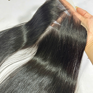 Extensiones de Cabello Humano Virgen Vietnamita Ksix al por Mayor, Cierre 2x6 Sin Borde, Nudo Invisible Pequeño para Grado de Paquete - Product Image 3