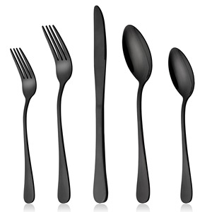 Ensemble de couverts en acier inoxydable de haute qualité, 5 pièces, qualité exceptionnelle à prix de gros - Product Image 2