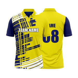 Hot Sale Men's Breathable Anti-Bacterial Quick Dry Cricket Shirt Jersey for Fitness Workout Training <b>Table</b> <b>Tennis</b> - Product Image 4