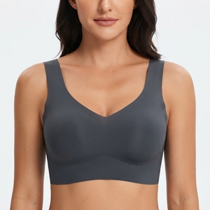 Custom Logo Women's High <b>Support</b> Crisscross Sports Bra Lightweight Breathable Brushed Yoga Fitness Workout <b>Crop</b> <b>Top</b> - Product Image 5