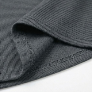 Jupe courte trapèze pour femme, taille élastique, tricotée, couleur unie, style décontracté, mélange doux de coton et élasthanne, toutes saisons - Product Image 6