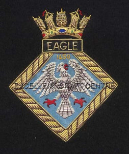 EAGLE High Quality Lace Embroidered Patch <b>Sew</b>-On Fabric Badge Circular Luxury Design for Garment - Product Image 4