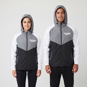 Fashion Men Windbreaker Zipper Hood Jacket Lightweight Waterproof Water Resistance Jackets OEM Zipper Windb Breaker <b>Hoodies</b> - Product Image 1