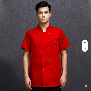 Nuevo Diseño Elegante Uniforme Tradicional Chino de Manga Corta para Chef, Camarero y Camarera para Restaurante y Bar - Product Image 2