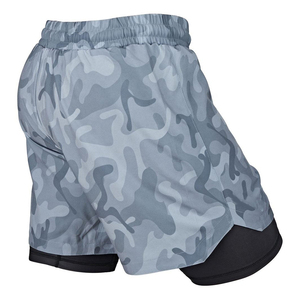New Low Price Custom Branding Solid Color Running Wear Awrah Shorts Breathable <b>Mid</b> Waist Eco-Friendly Quick Dry Men's New Style - Product Image 2