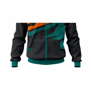 Sudaderas con capucha de forro polar transpirable con cremallera y estampado digital para invierno, antiencogimiento, manga larga, precio económico al por mayor para eventos de ropa de equipo - Product Image 4