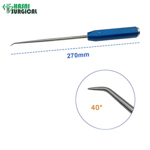 Cincel de cartílago para ACL/PCL de 40 grados, tipo cono óseo, de acero inoxidable, instrumento quirúrgico ortopédico manual para ligamentos de rodilla - Product Image 1