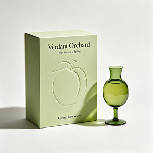 Caja de Envío Plegable de Cartón Blanco Ecológica, Reciclable, Personalizada OEM ODM, para Licor de Ciruela <span class=keywords><strong>Umeshu</strong></span> - Product Image 2