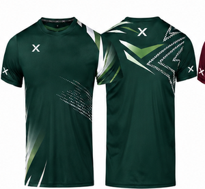 Camiseta Deportiva Transpirable de Secado Rápido con Estampado por Transferencia de Calor Personalizada Xpert Wholesale para Tenis de Mesa y Bádminton, Manga Corta, Unisex, para Verano - Product Image 2