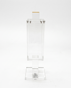 Exquisita caja de fósforos de acrílico transparente personalizada: un impresionante diseño de Judaica Lucite para fósforos judíos, perfecto para celebraciones - Product Image 3