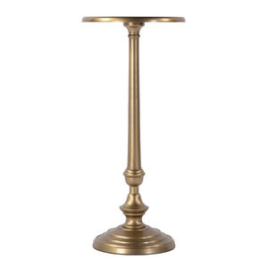 Traditional Brass <b>Side</b> <b>Table</b> With Antique Finish <b>Round</b> Top Living Room Furniture Decorative Metal Frame Handmade <b>Side</b> <b>Tables</b> - Product Image 1