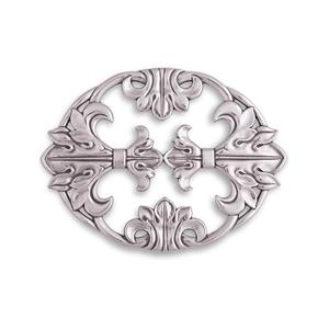 Fleur De Lis Cast Iron <b>Trivet</b> Vintage French Style Heat Resistant <b>Kitchen</b> Dining Table Decor - Product Image 1