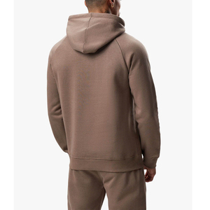 Wholesale Custom Logo Men's <b>Track</b> <b>Suit</b> 100% Cotton Pakistan Made Breathable Hooded Elastic Waist Full Length Lightweight Winter - Product Image 6