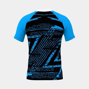 Maillots de sport et de compression personnalisés à manches courtes, écologiques, anti-UV – T-shirts unisexes pour adultes en tissu polyester/spandex, service OEM - Product Image 2