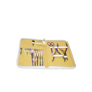 New MIANBRO ENTERPRISES Commercial Use Stainless Steel Hair Extension Tools Full <b>Kit</b> Micro <b>Beads</b> Removal Pliers Scissors Hair - Product Image 5