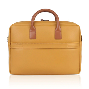 Housse pour ordinateur portable en cuir véritable sur mesure, sac messager fin, étui décontracté pour PC, compatible avec les ordinateurs portables et tablettes pour hommes et femmes - Product Image 1
