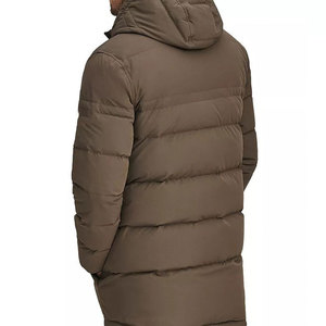 Chaqueta de Plumón con Capucha para Hombre, Diseño Único, Bloques de Color, Manga Larga, Corte Regular, Acolchada de Poliéster, Venta al por Mayor - Product Image 2