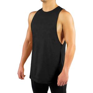 OEM Custom 100% Cotton Lightweight Training <b>Vest</b> for <b>Men</b> Knitted Plus Size Bodybuilding Muscle Fitness <b>Stringer</b> <b>Men's</b> Tank Tops - Product Image 5