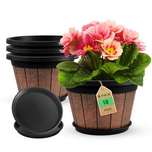 Handcrafted Sheesham Wood <b>Plant</b> <b>Pot</b> 12 Inch Wholesale - Vintage Wooden Planter - Product Image 2