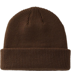 Wholesale White Rib Knit Beanie Hat <b>Winter</b> <b>Cap</b> Unisex Soft Warm Stretch Plain Skull <b>Cap</b> Custom Logo Hat - Product Image 1