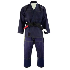 Uniforme de Karate Azul Oscuro 100% Algodón, Corte Regular, Transpirable, Cómodo y Duradero, Ropa de Artes Marciales para Adultos, Pantalones Unisex - Product Image 3