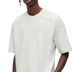 T-shirt d'été pour homme, manches longues, coupe ajustée, 100% coton, 200 grammes, grande taille - Product Image 2