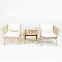 Ensemble table et chaises pliantes Comehome CH4221A/3GY, léger et portable, pour extérieur, camping, pique-niques, jardin, fabrication vietnamienne