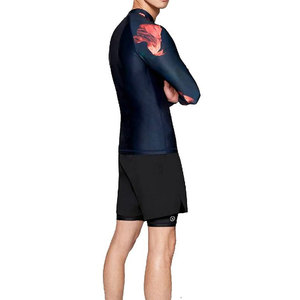 Latest Design Quick Dry <b>Men</b> Rash Guard <b>Compression</b> <b>Shirts</b> Comfortable Premium Quality Long Sleeve O-Neck Spandex/Polyester - Product Image 3