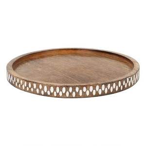 Bandeja de Servir de Madera de Alta Gama, Diseño sin Asas, para Desayuno, Almuerzo, Cena, Té y Servir Comida, Decorativa, a un Precio Razonable - Product Image 2