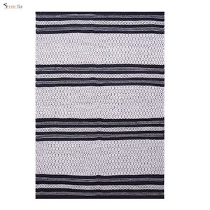 Alfombras de Algodón Kilim Bordadas a Mano de Último Diseño, Fabricadas en India, para Dormitorio, Aptas para Mascotas - Product Image 1
