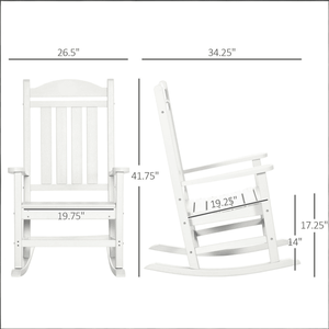 Fauteuils à bascule de jardin d'extérieur - Product Image 2