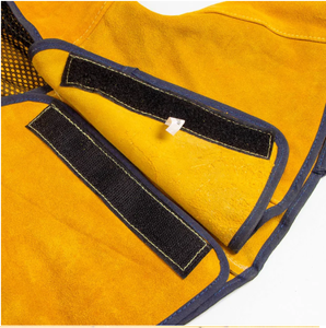 Gorro de soldadura de cuero vacuno con capucha, protector y de seguridad para soldadores - Product Image 2