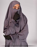 Abaya de prière pour femmes musulmanes, style Nida, respirante, légère, automne/printemps, longue, à manches longues, avec volants, pour l'Aïd et les fêtes