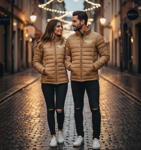 Veste d'hiver matelassée personnalisée RexFit Sports pour hommes et femmes, manteau en duvet avec logo brodé, fabrication OEM - Product Image 2