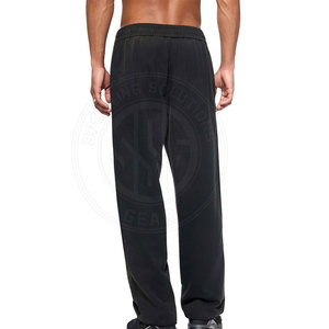 Pantalon de survêtement en molleton bouclette pour homme, coupe décontractée, matière douce et taille à cordon de serrage - Product Image 4