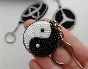 Trendy Embraided Seed Beaded Keychain Lightweight Keyring Top Rated Handmade charms For <b>Keys</b> Bag Gift Ethnic Beaded Accessories - Product Image 5