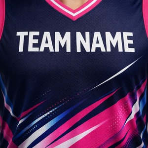 Conjunto de Uniforme de Baloncesto Sublimado Personalizado, Sin Mangas, Poliéster Transpirable, Unisex, Reversible, Servicio OEM - Product Image 2