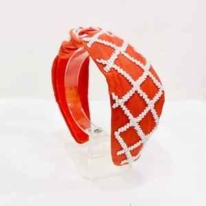 Customized Handmade Embroidery Glass Seed <b>Beaded</b> Hair Bands For Parties Festive Gifting Decorative Hair Hoop Hair Accessories - Product Image 3