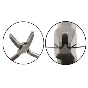 Orthodontic Dental Pliers for NiTi Stainless Steel Round Archwires Stop V-Bend Manual Metal Material by <b>Blush</b> surgical - Product Image 5