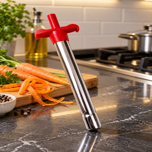 Encendedor de Gas Manual de Acero al Carbono SKUAS con Mango Rojo para Cocina, Barbacoa y Cocina al Aire Libre - Product Image 1